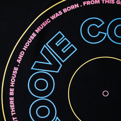 BP Continuous Groove Front Print - Tshirt - Black