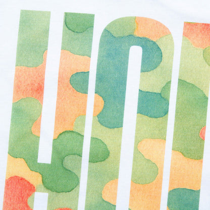Camo Higher House Back Print - Tshirt - White