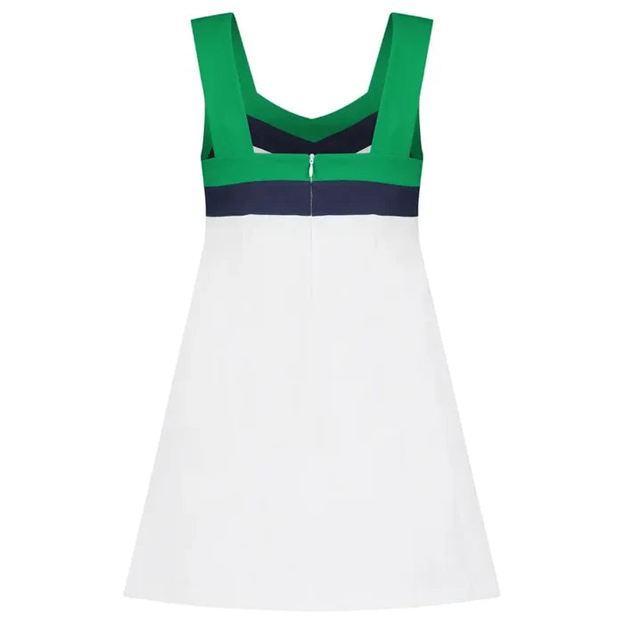 Club & Court Field Dress - White/Green