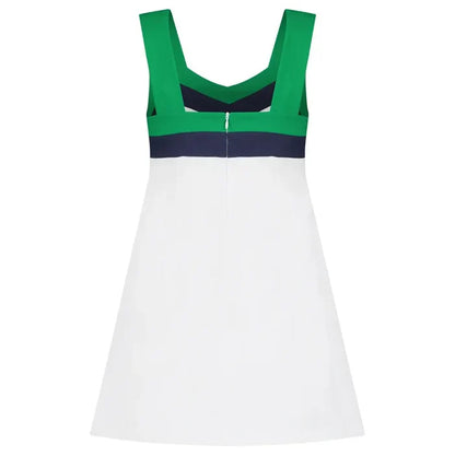 Club & Court Field Dress - White/Green