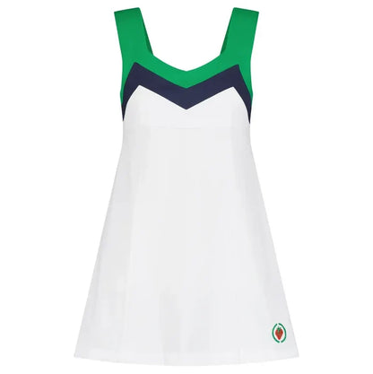 Club & Court Field Dress - White/Green