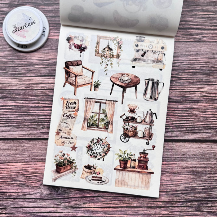 Coffee Daily Sticker Book