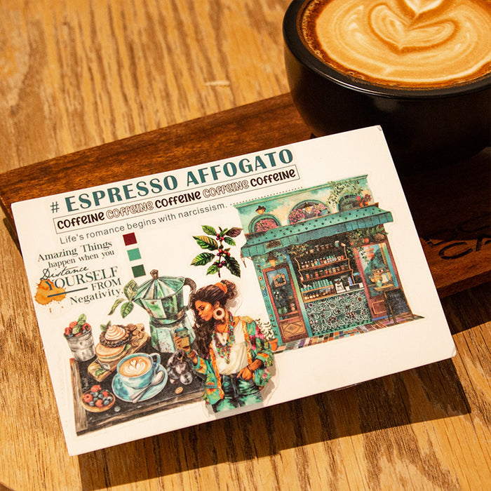 Coffee Weekly Sticker 20pcs