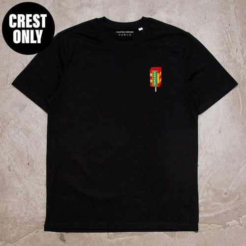 Crest Drumstick & Bass - Tshirt - Black
