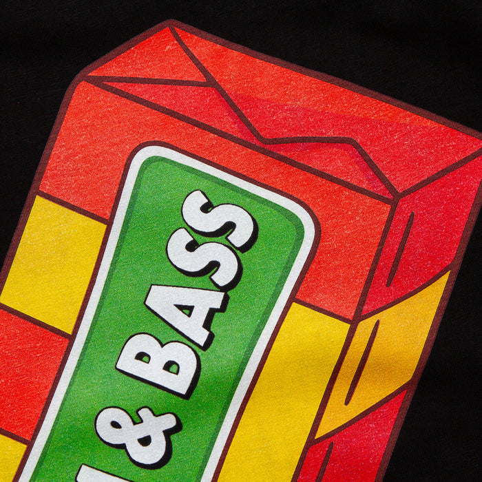 Crest Drumstick & Bass - Tshirt - Black