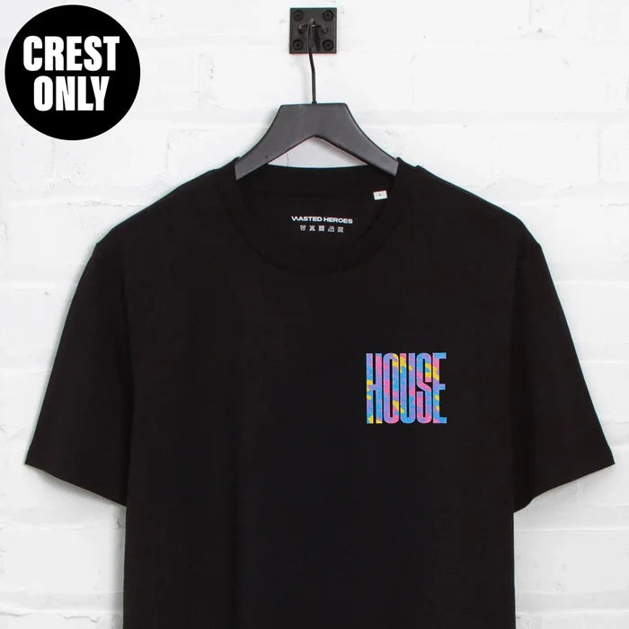 Crest Haze Higher House - Tshirt - Black