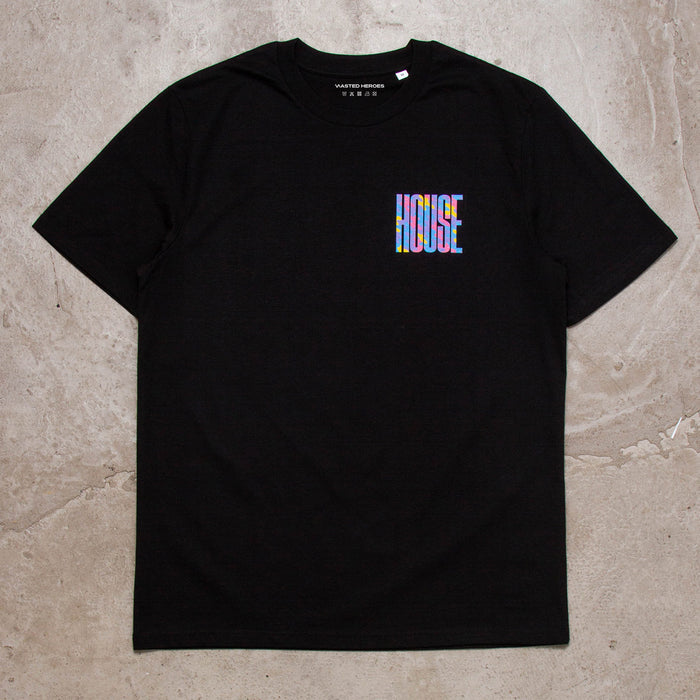 Crest Haze Higher House - Tshirt - Black