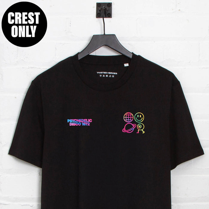 Crest Mercury Elements Psychedelic Disco 1972 - Tshirt - Black