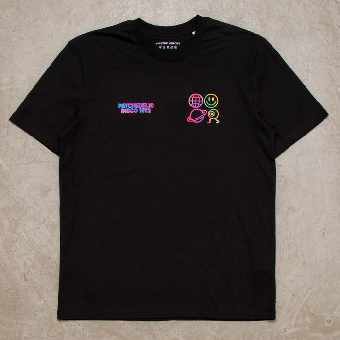 Crest Mercury Elements Psychedelic Disco 1972 - Tshirt - Black