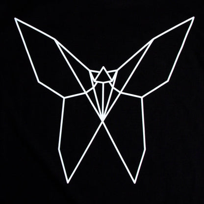 Crest origami Butterfly - Hood - Black