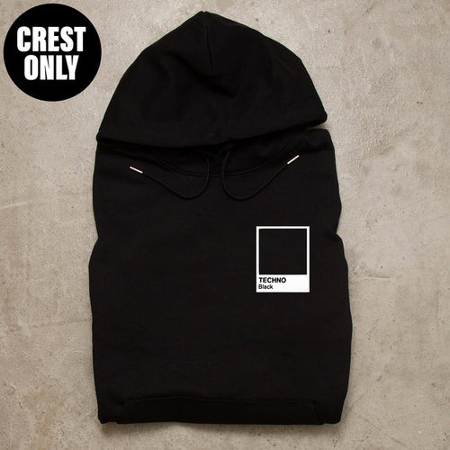 Crest Techno Black - Hood - Black