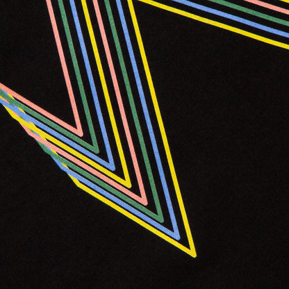 Crest Trails Origami Butterfly Print - Tshirt - Black