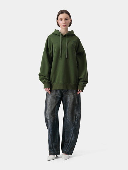 DIRTY WASHED DIAGONAL DENIM