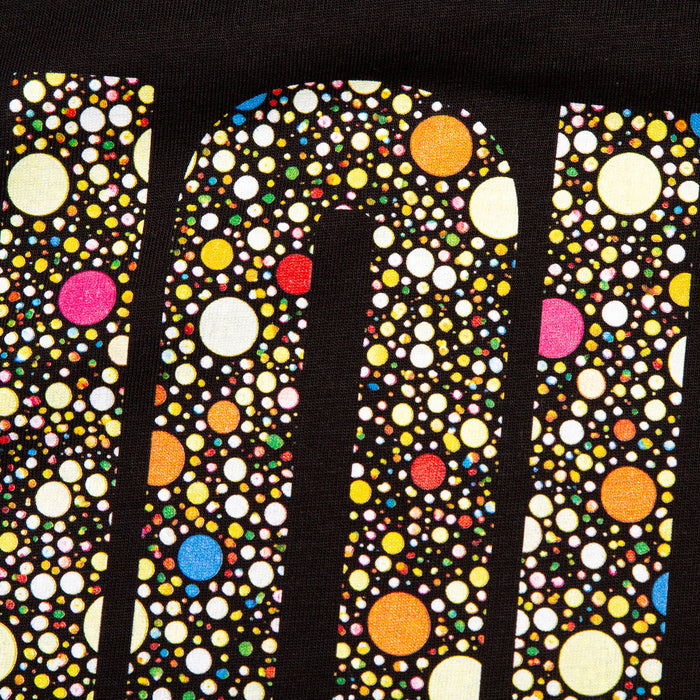 Dots Higher House Front Print - Tshirt - Black