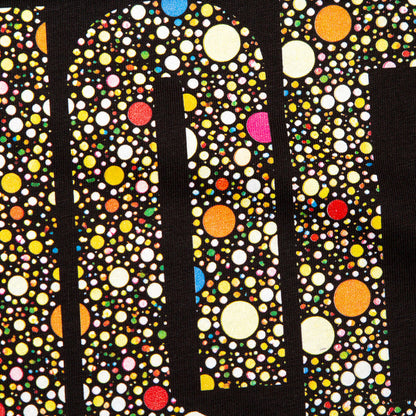 Dots Higher House Front Print - Tshirt - Black