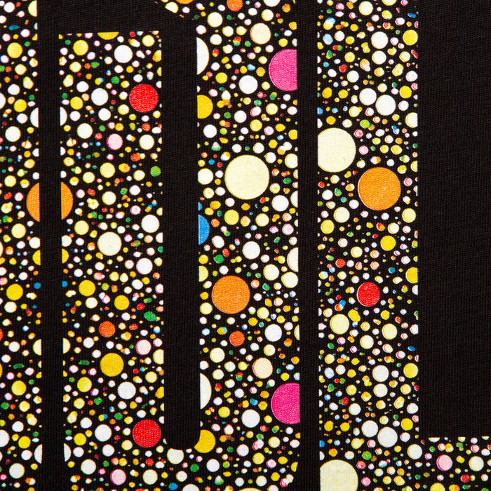 Dots Higher House Front Print - Tshirt - Black