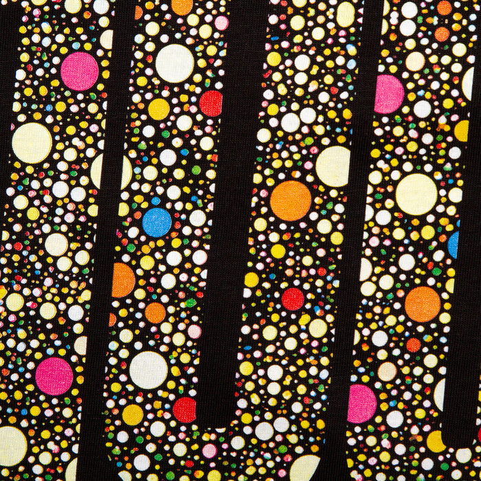 Dots Higher House Front Print - Tshirt - Black