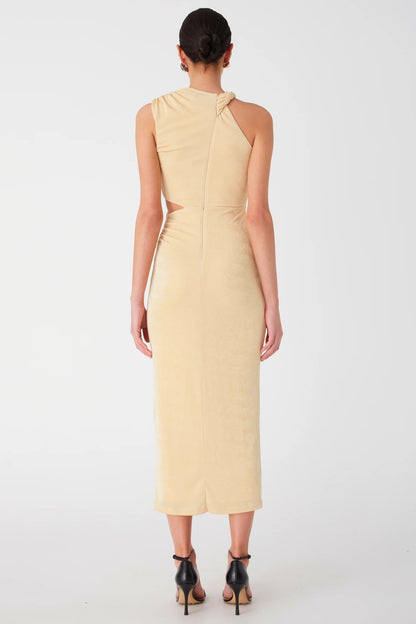 Misha Graciela Midi Dress - Lemon Drop