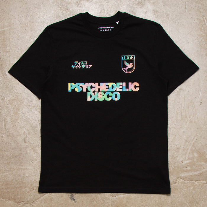 Drill Pastel Camo Psychedelic Disco  - Tshirt - Black