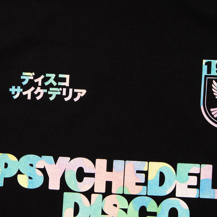 Drill Pastel Camo Psychedelic Disco  - Tshirt - Black