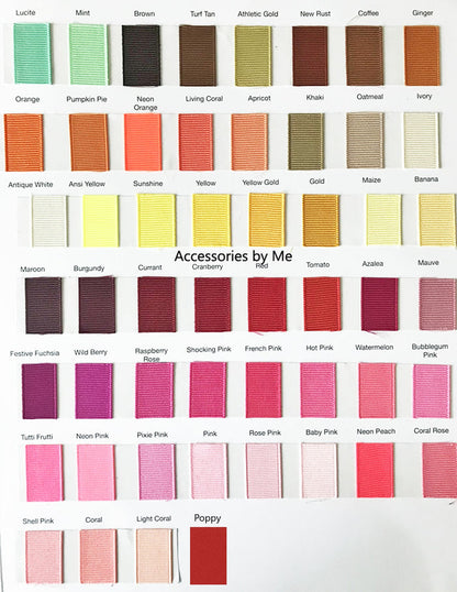 Flag Football Team Color Choice Ponytail Bow