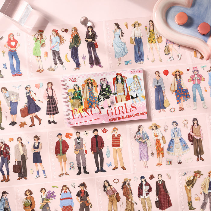 Flower Boys Series Sticker 50pcs