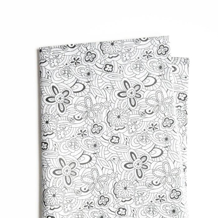 Flower Illustration Tissue Paper