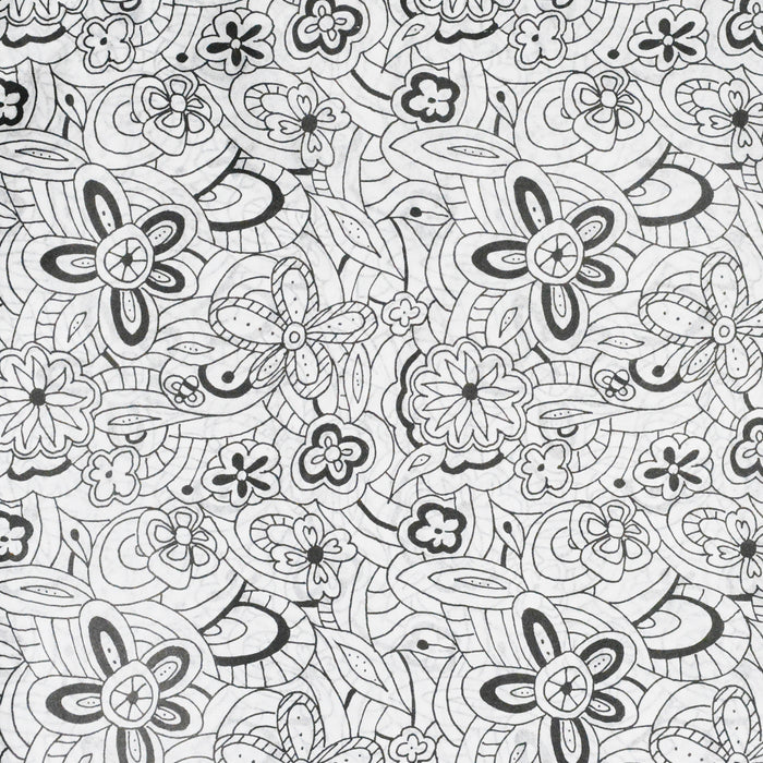 Flower Illustration Tissue Paper