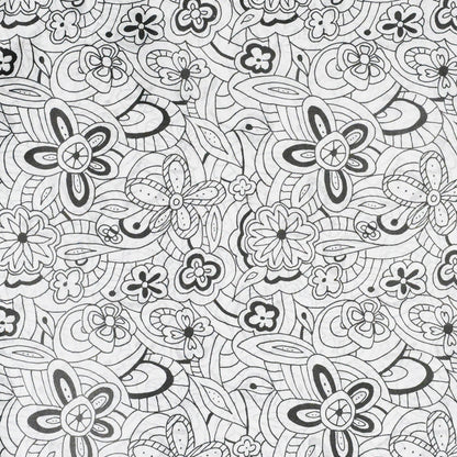 Flower Illustration Tissue Paper