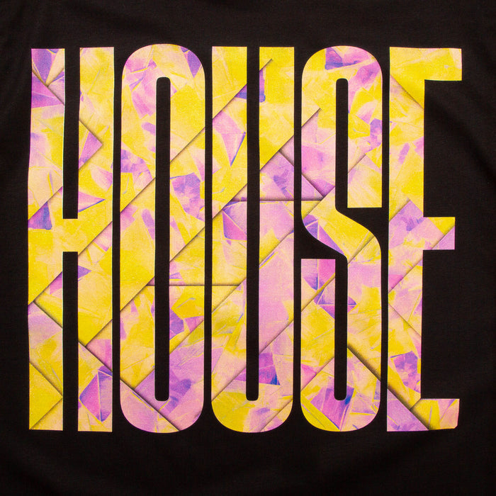 Fold Higher House Back Print - Tshirt - Black