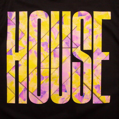 Fold Higher House Back Print - Tshirt - Black