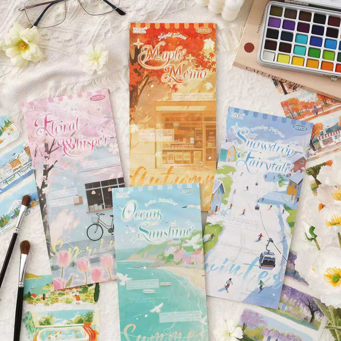 Four Seasons Sticker Book