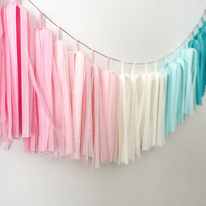 Gender Reveal Tassel Garland - Gender Reveal Party Decorations