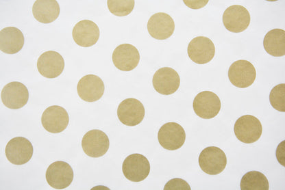 Gold Polka Dots Tissue Paper