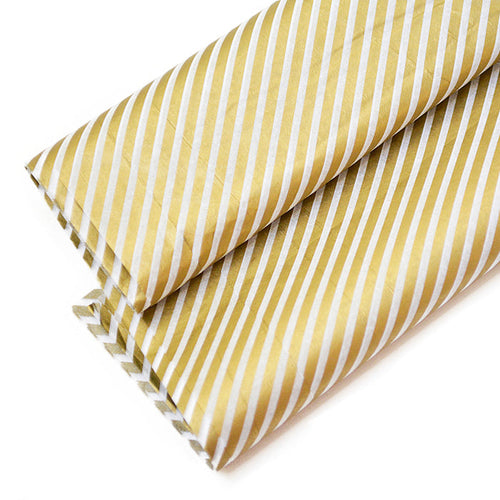 Gold Strips Tissue Paper