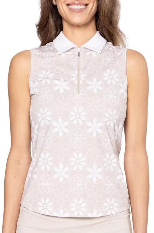 Golftini Cool Girl S/L Polo - Sandbar