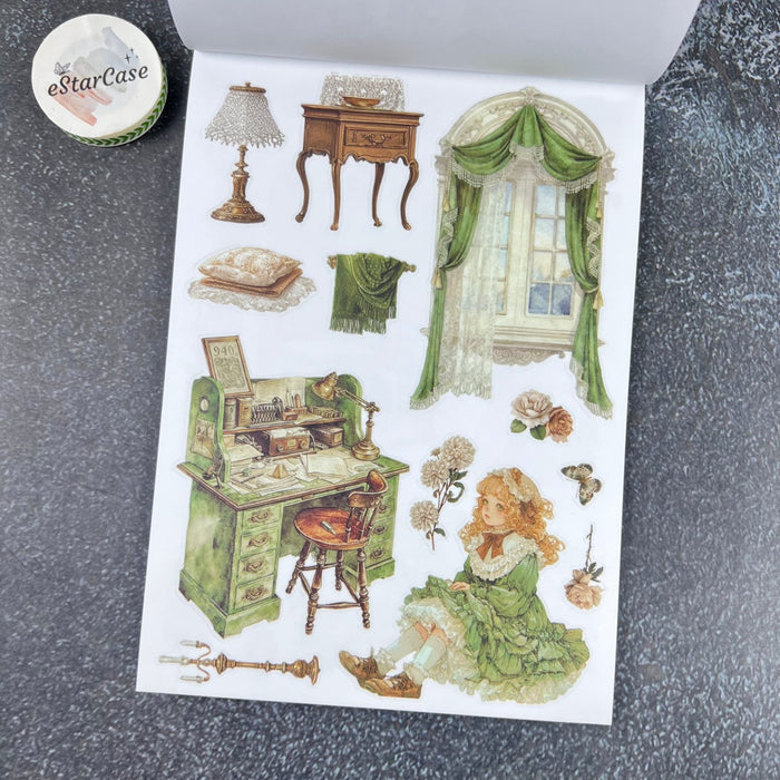 Green Corner Sticker Book