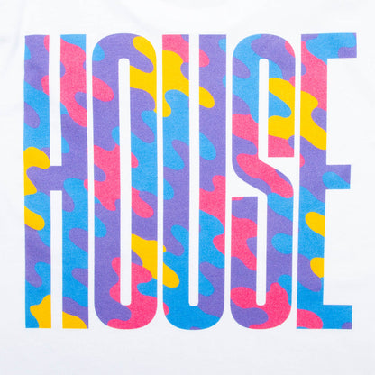Haze Higher House Back Print - Tshirt - White