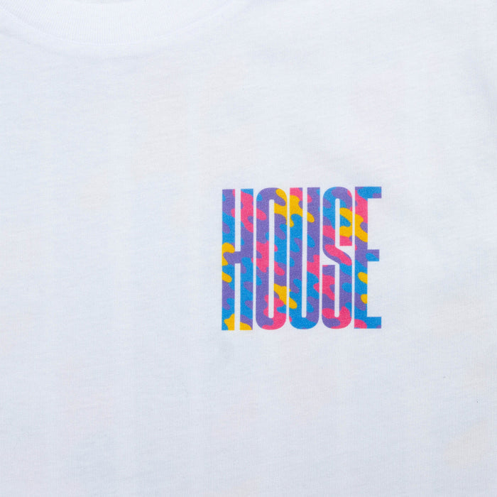 Haze Higher House Back Print - Tshirt - White