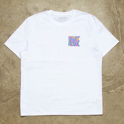 Haze Higher House Back Print - Tshirt - White