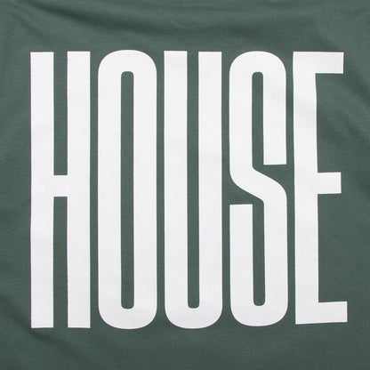 Higher House Front Print - Tshirt - Green