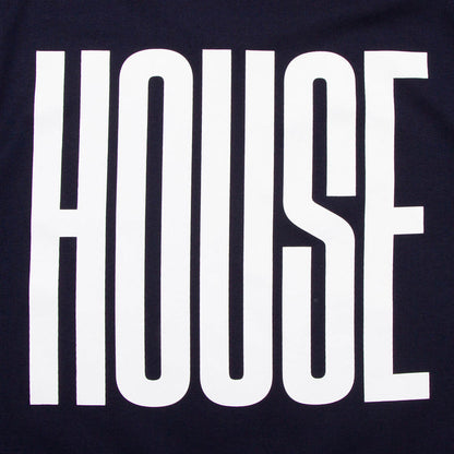 Higher House Front Print - Tshirt - Navy