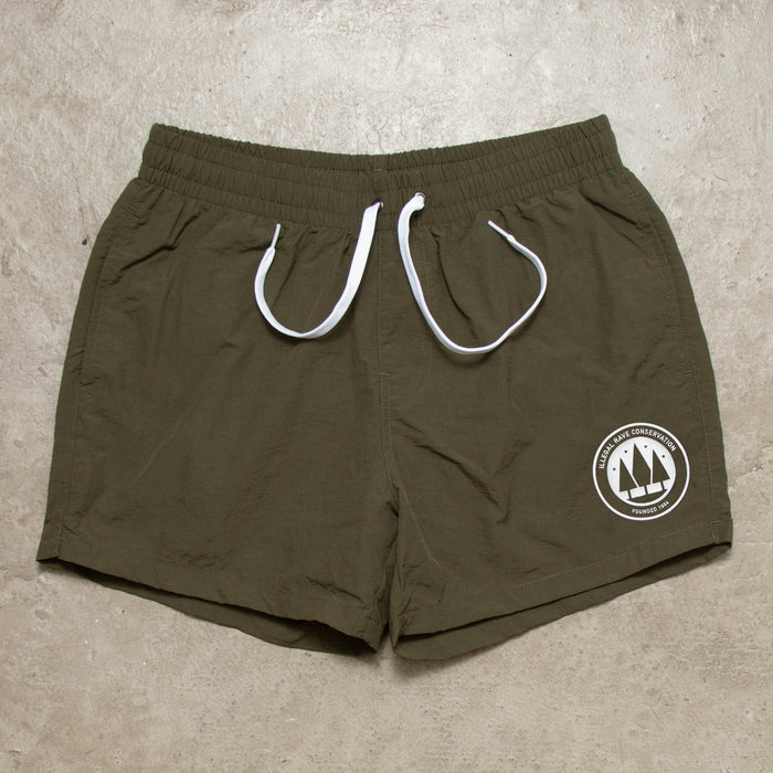 Illegal Rave Conservation - Swim Shorts - Khaki