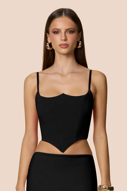 Nookie Aaliyah Crop Top - Black