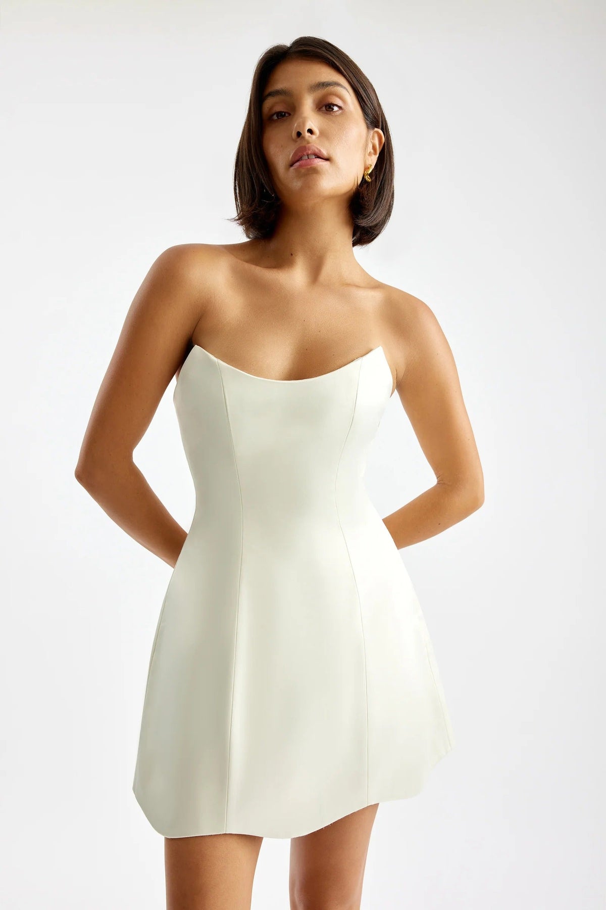 Harper Dress - Oyster