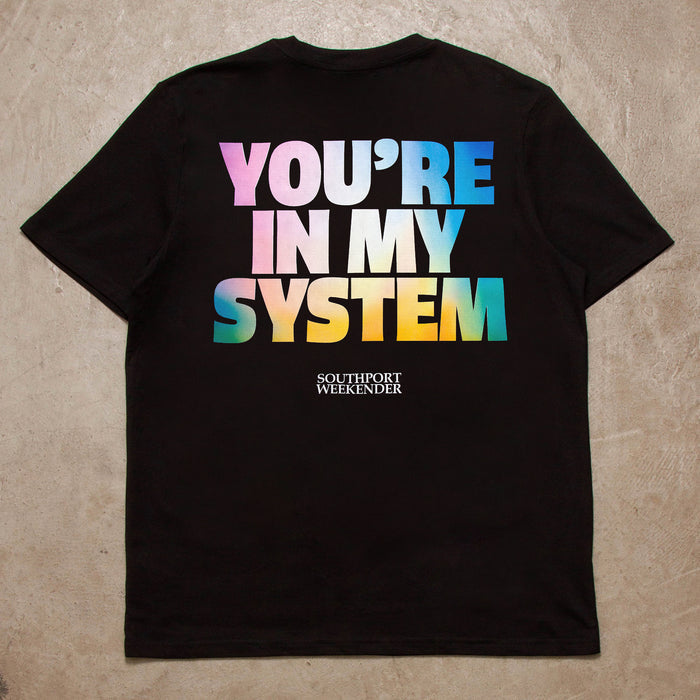 In My System Back Print - Tshirt - Black