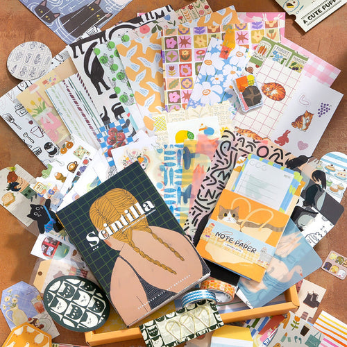 Inspiration Moment Warm Journal  Sticker 157pcs