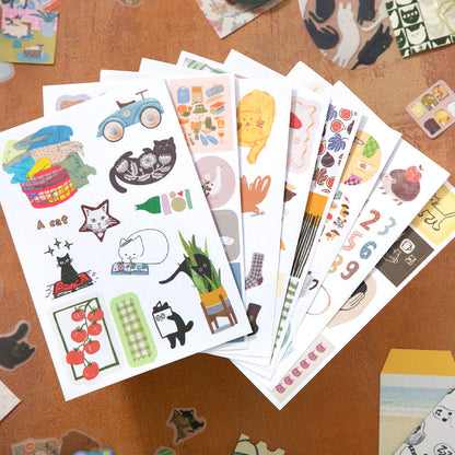 Inspiration Moment Warm Journal  Sticker 157pcs