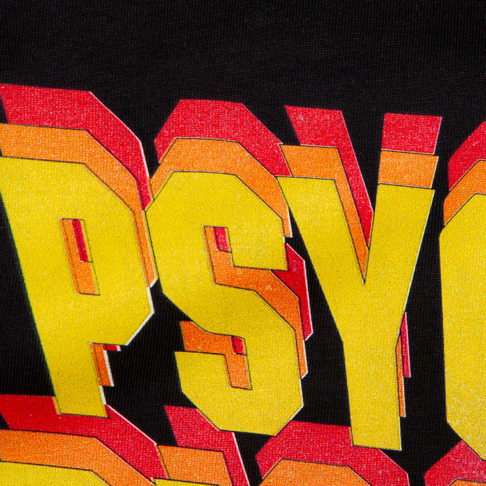 Invader Psychedelic Disco 1972 Back Print - Tshirt - Black
