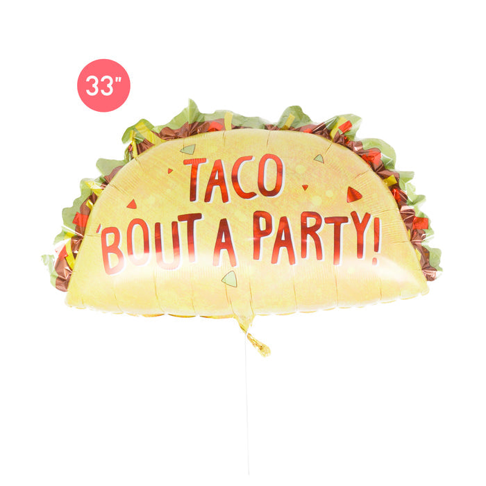 Jumbo Taco Foil Balloon
